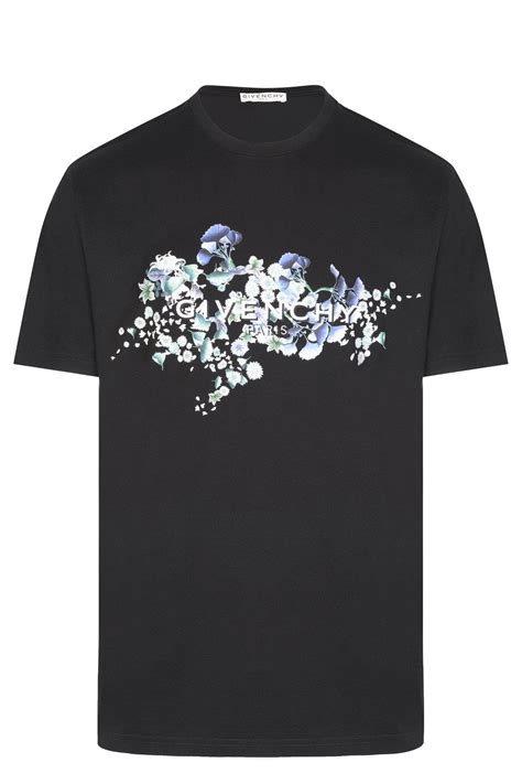 givenchy white flower brooch t-shirt|givenchy pink t shirts.